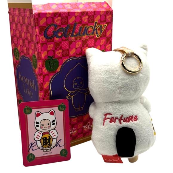 RARE Pop Sunday "Lucky Cat" Kewpie Doll, Get Lucky Kewpish Love, Open Box - Picture 4 of 7